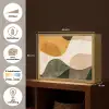 Vormen - Okergeel - Abstract Light Box met batterij (Wandlamp) middel -USP_websiteoverzichtNL