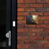 Half goud zwart - Sierlijk Naambord Rechthoek middel -sfeer1-rechthoek-S