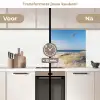 Duin - Meeuw - Strand - Zee - Zon keuken achterwand 2 middel -voor-na2_NL