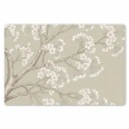 Sereen - Bloesem - Wit Placemat vinyl groot -zzsfeer1_Kitchenyeah-website