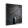 Takken - Vaas - Bolletjes - Wit aluminium wit klein -3d