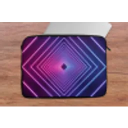 Driedimensionaal - Tunnel - Ruimte laptophoes neopreen klein -tafel