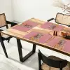 Leeuw - Pak - Geruit - Bril Placemat vinyl groot -zzsfeer4_Kitchenyeah-website