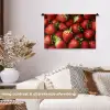 Aardbei - Fruit - Rood Wandkleed katoen klein -sfeer1