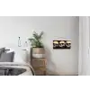 Schedels - Graffiti - Neon textielposter latten blank klein -woonkamer