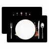 Kerstbomen - Kleurrijk - Lichtjes - Ster Placemat vinyl groot -zzsfeer2_Kitchenyeah-website