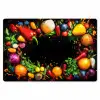 Groente - Graffiti - Kleurrijk - Koken - Abstract Placemat vinyl groot -zzsfeer1_Kitchenyeah-website