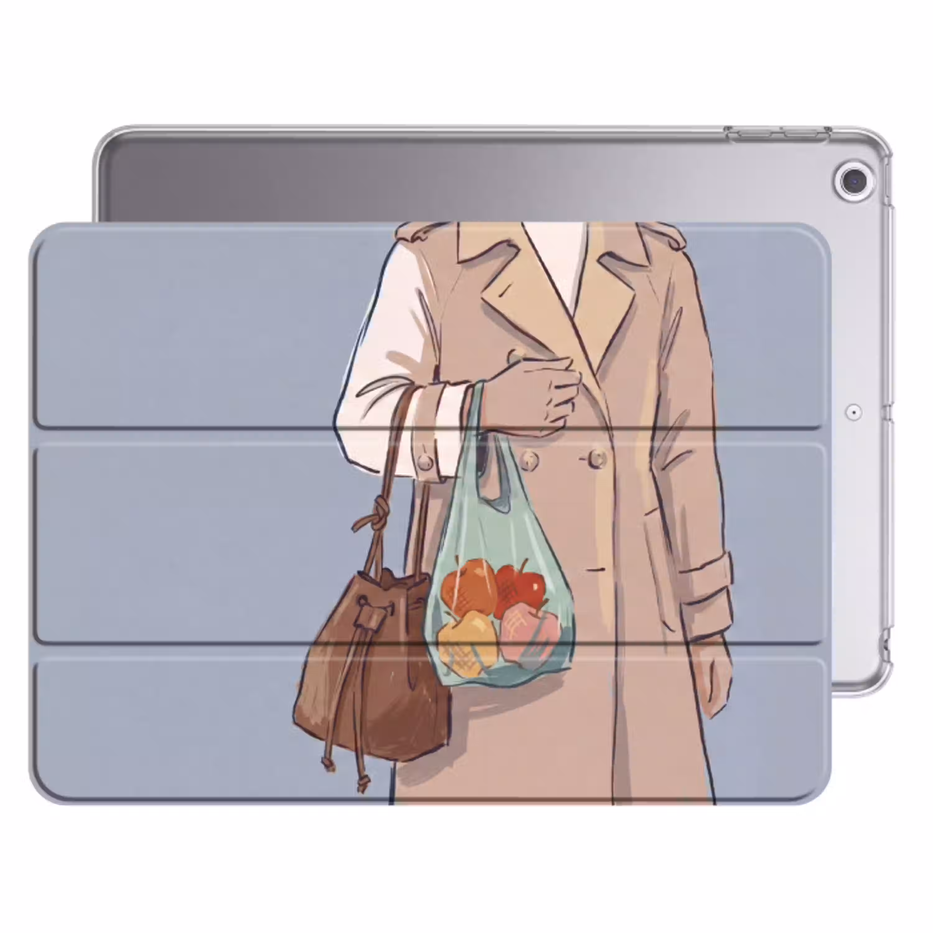 Mensen - Boodschappen - Stadsleven - Modern - Kleurrijk Apple iPad 2017 middel -threedimensional_3d_global