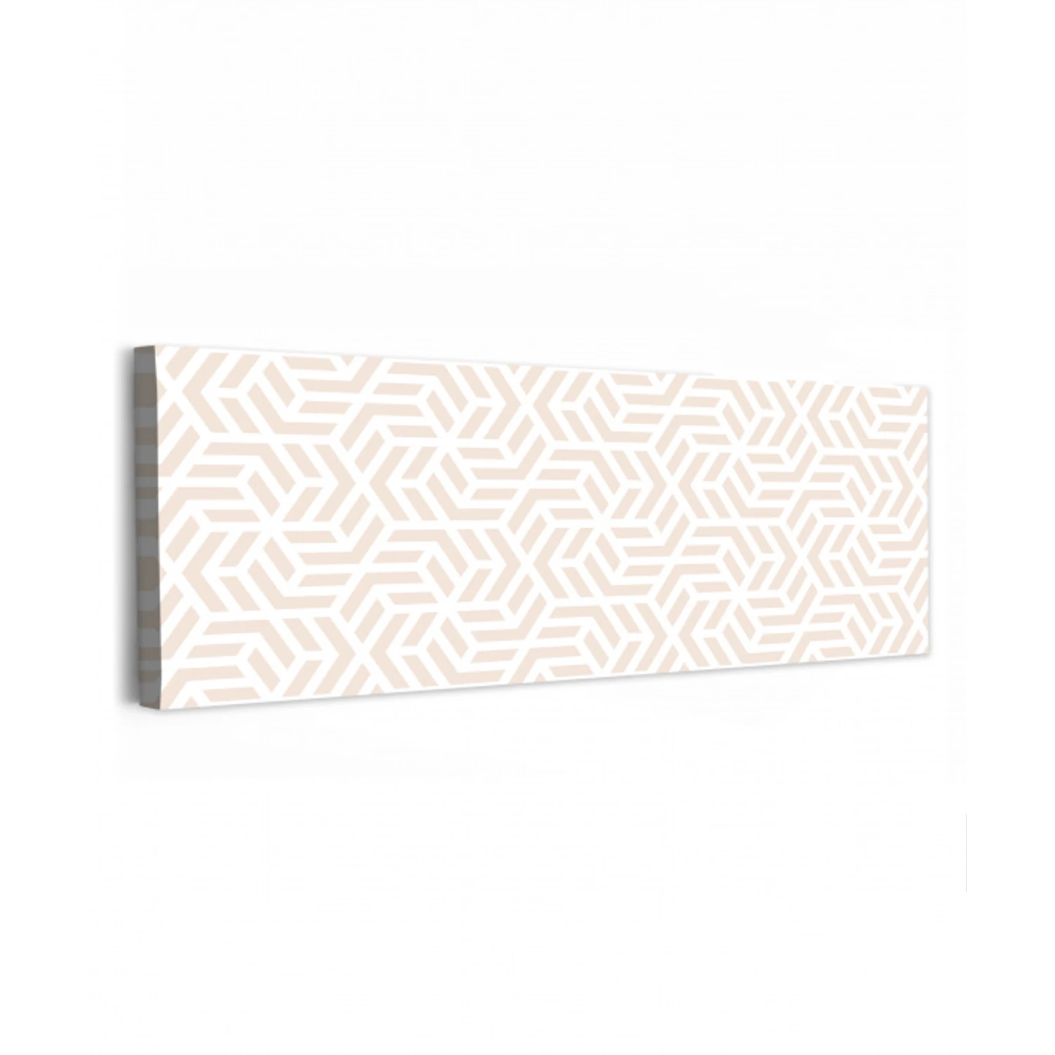 Beige - Geometrie - Patronen - Abstract canvas 2cm klein 828 -z3d