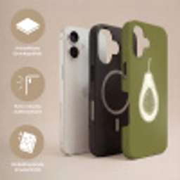 Avocado - Minimalistisch - Illustratie - Groen Toughcase MagSafe Apple iPhone 17 klein -USP_Lagen_DE