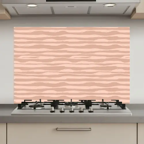 Strepen - Roze - Patroon keuken achterwand spatscherm klein 900 -3d_website