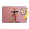 Sjaal - Aap - Zonnebril - Jasje Placemat vinyl groot -zzzproduct_Kitchenyeah-website