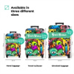 Kleurrijke Monsterparade NBS - Handbagage koffer - Kinderen Unisex middel zzzzzzVergelijking_3EN