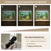 Trein - Bloemen - Kinderen - Natuur Light Box met batterij (Wandlamp kind) middel -USP_dimbaarNL