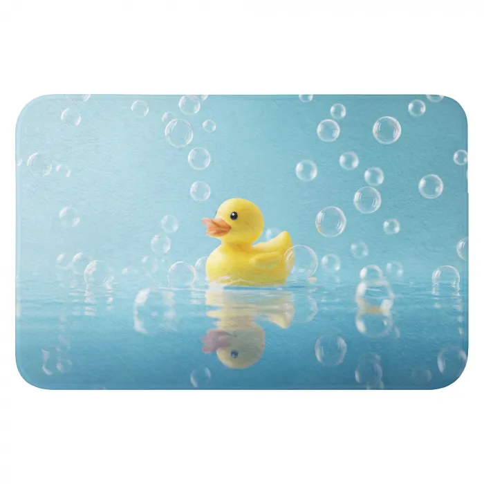 Bubbels - Badeend - Geel WCmat klein -3d