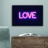 Neon - Love - Valentijn canvas 2cm klein -sfeer4