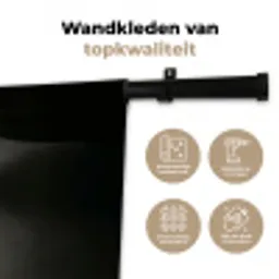 Champagnefles - Glas - Minimalistisch - Spetters Wandkleed katoen middel -sfeer2