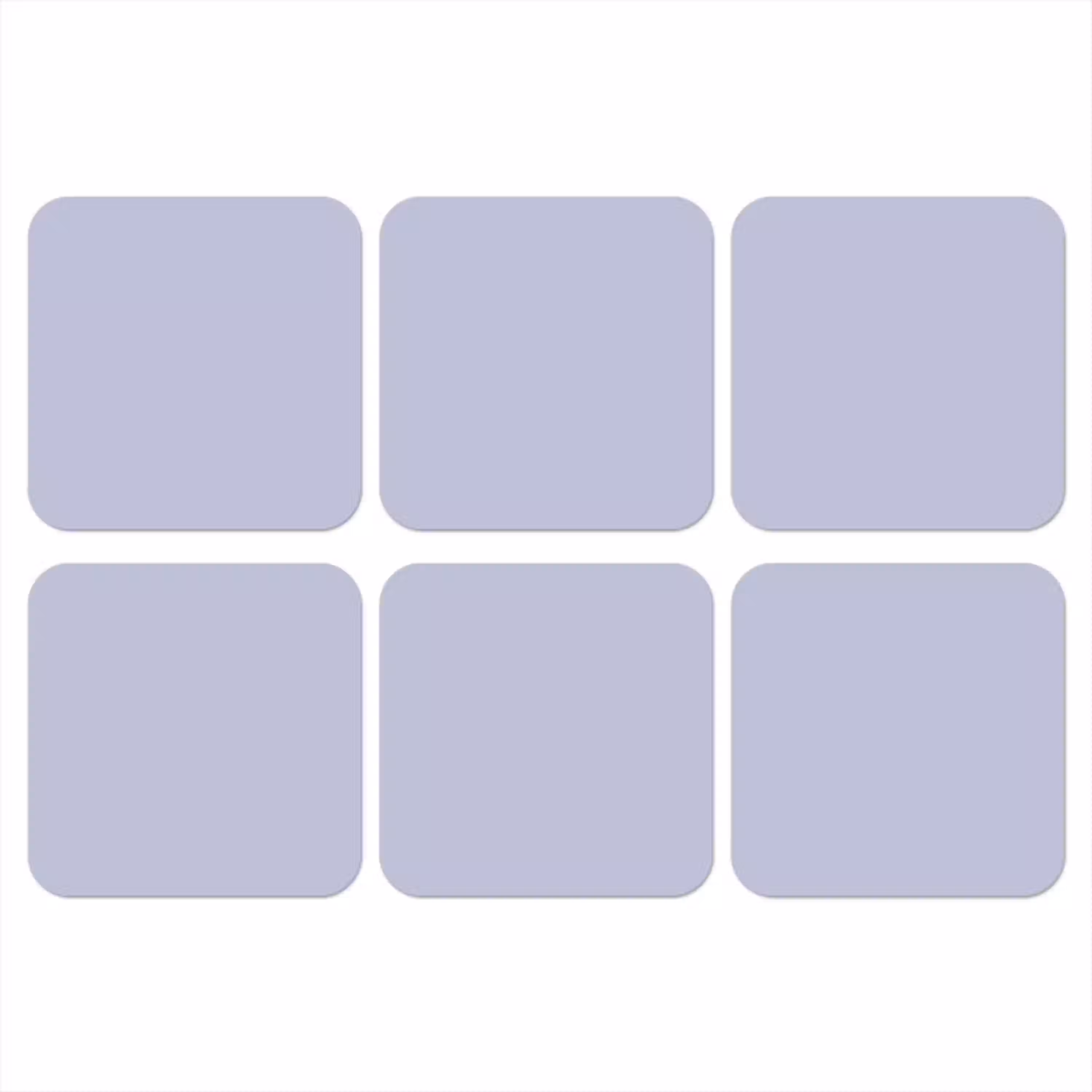 Chalky - Lavender - Paars onderzetter kurk middel 366 -3d