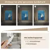 Zeilboot - Water - Abstract - Schaduw Light Box met kabel (Tafellamp) klein -USP_dimbaarNL