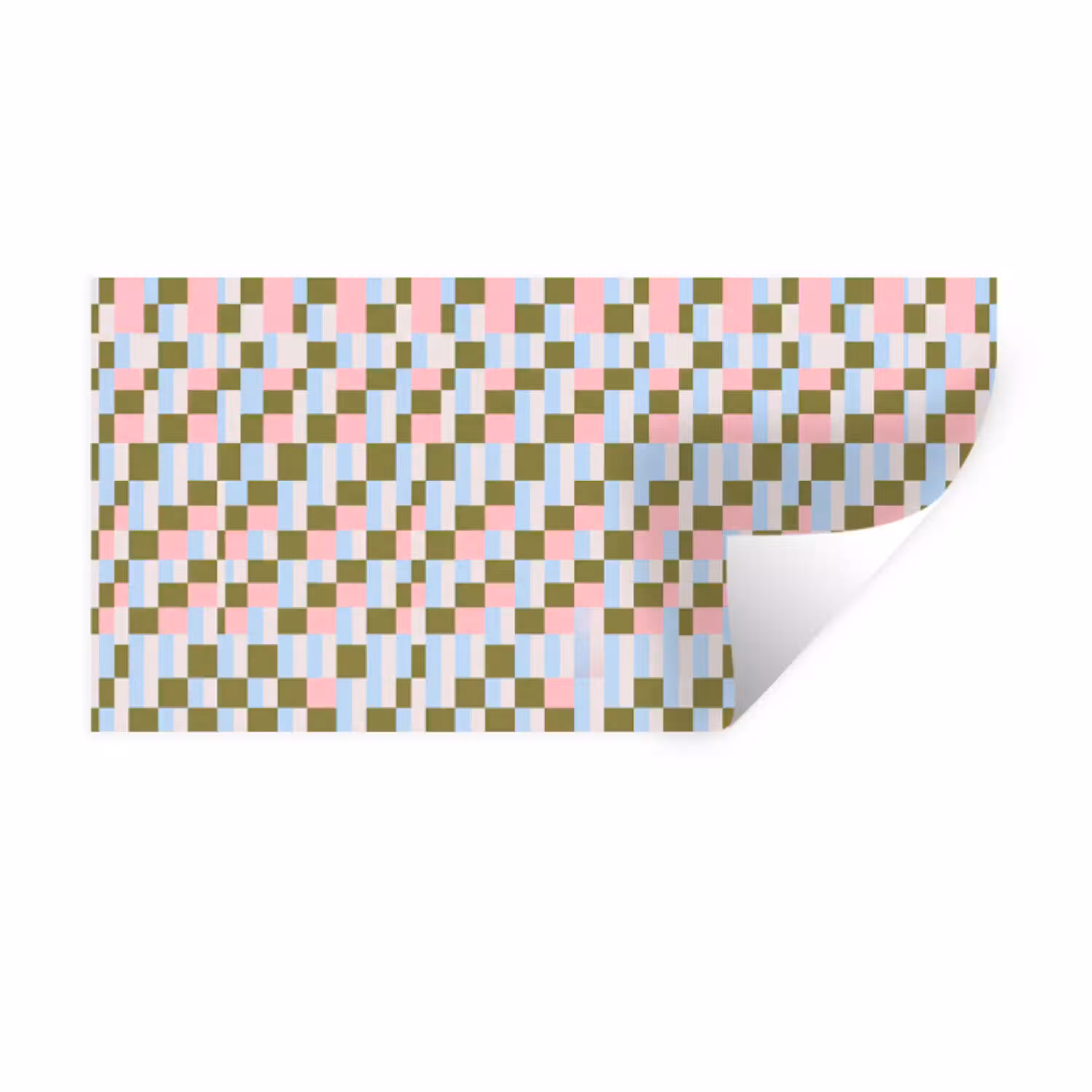 Patroon - Geometrisch - Abstract - Kleurrijk - Modern Muursticker klein -3d