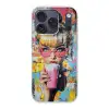 Expressief - Milkshake - Vrouw - Felle kleuren Telefoonhoesje iPhone 17 Pro klein -3d