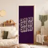 Oh hi - Paars - 3D deurposter klein -sfeer2