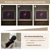 Flamingo - Roze - Neon - Licht Light Box met batterij (Wandlamp) middel -USP_dimbaarNL