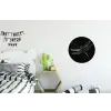 Libelle - Dieren - Zwart - Insect Wandcirkel aluminium klein -kinderkamer