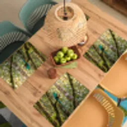 Quetzal - Jungle - Natuur - Groen Placemat vinyl groot -zzsfeer5_Kitchenyeah-website