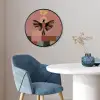 Illustratie - Vogel - Vlakken - Kleurrijk Fotolijst rond zonder passe partout klein -sfeer2