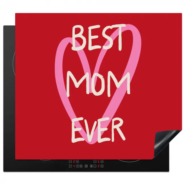 Protector de inducción - Madre - Cita - Corazón - Rojo