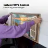 Doorkijk - Strand - Pad - Zonsondergang Inductie beschemer met haakjes klein -ky-ophangen-nl