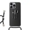 Bestek - Zwart Hoesje iPhone 16 Pro Max met koord klein -3d