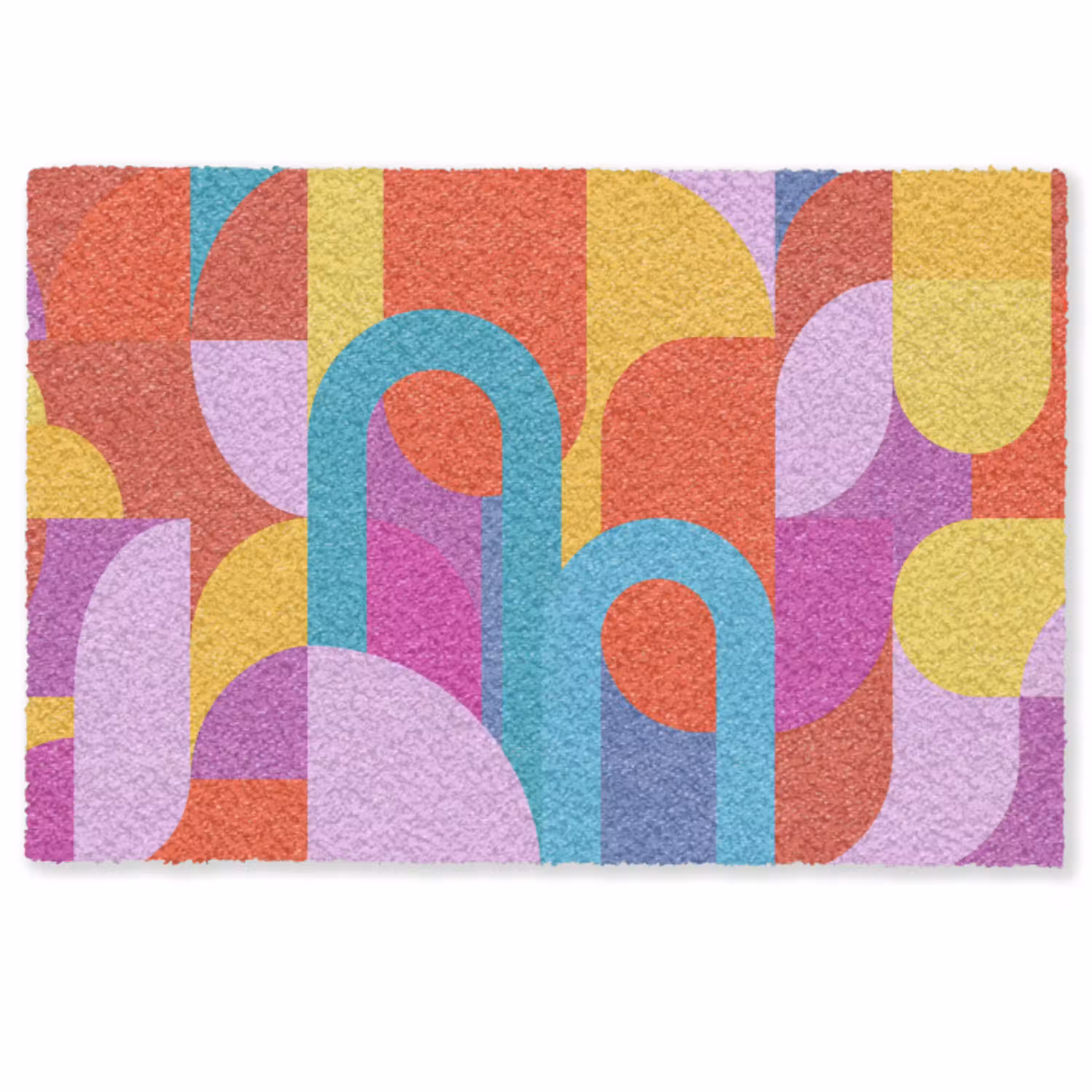 Abstract - Geometrie - Kleurrijk - Modern - Kunst Deurmat klein -zkaufland3d