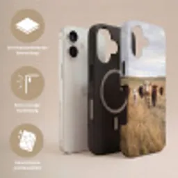 Runderen - Kudde - Landschap - Weide - Rustig Toughcase MagSafe Apple iPhone 17 klein -USP_Lagen_NL