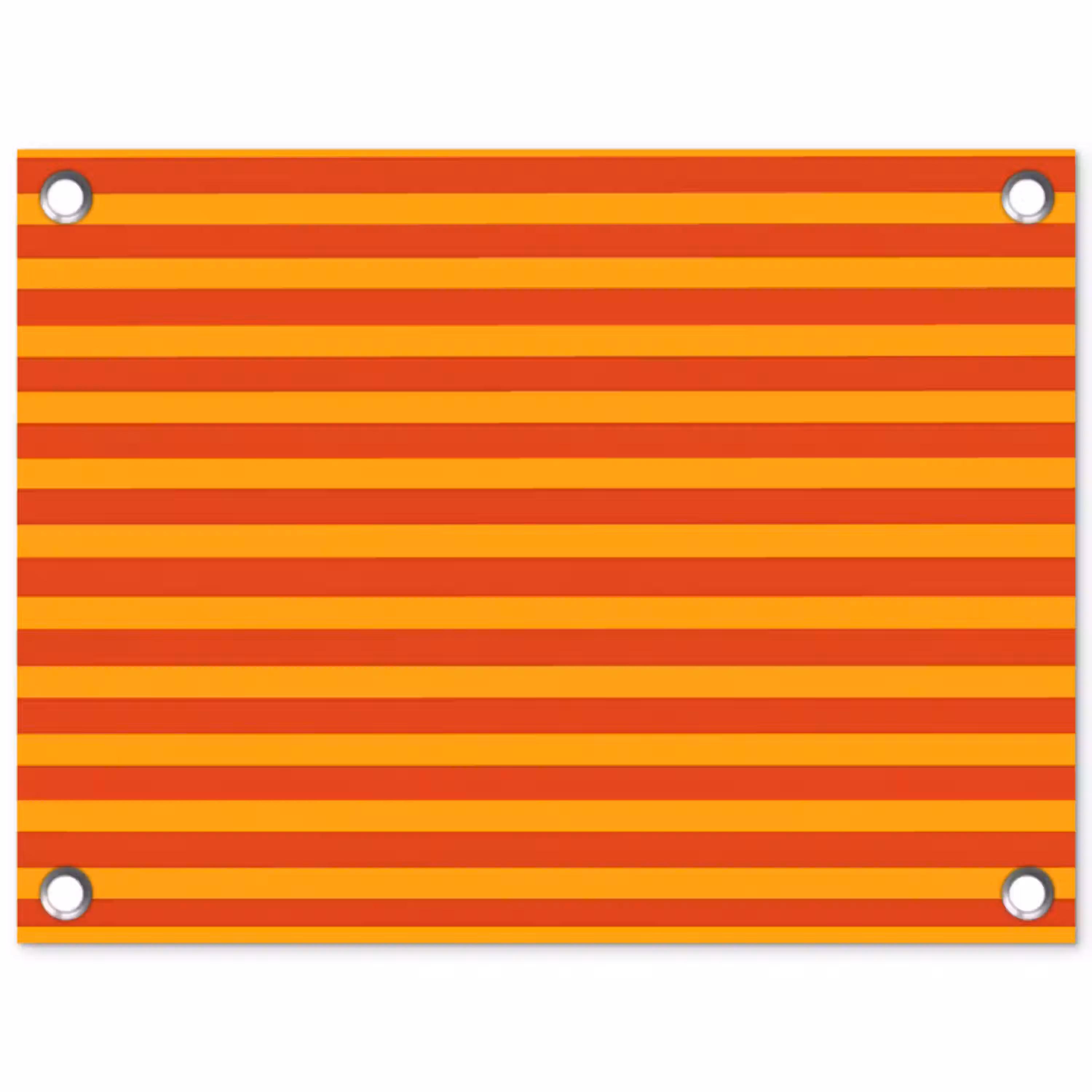 Strepen - Patroon - Oranje tuinposter los doek klein 239 -3d