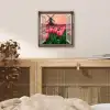 Doorkijk - Tulpen - Bloemen - Molen - Raam aluminium wit klein -sfeer3