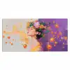 Abstract - Vrouw - Bloemenkroon - Goud Muismat XXL klein -3d_leeg