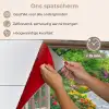 Doorkijk - Bloemen - Tuinpad - Natuur - Raam keuken achterwand spatscherm klein -spatscherm_NL