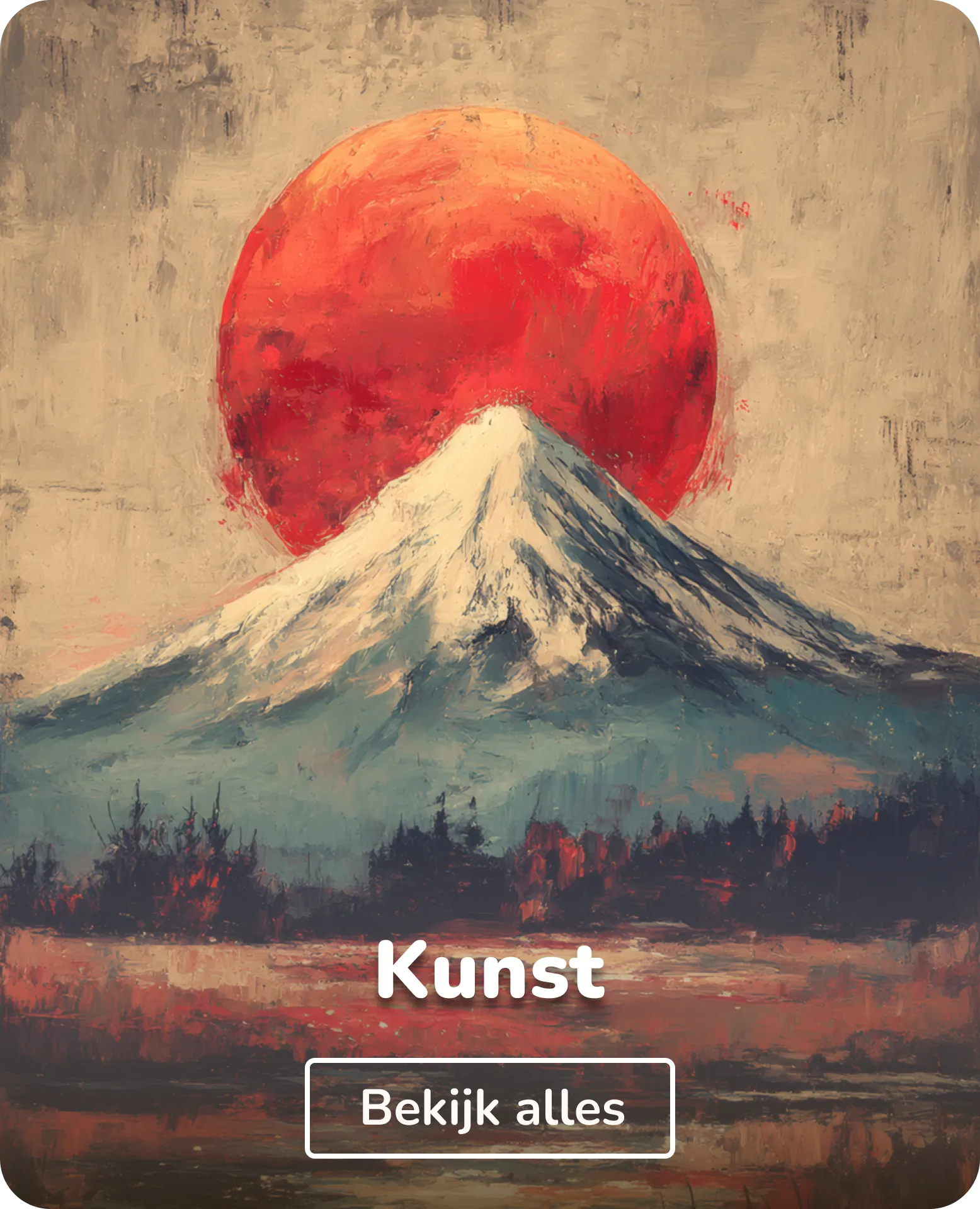 Wandkleed kunst