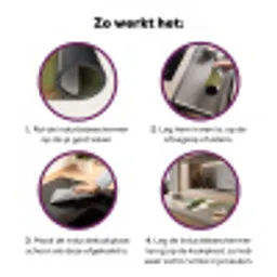 Abstract - Vormen - Modern - Kunst - Groen - Bruin Inductie beschermer vinyl 3mm middel -zzzzzzz-cc-werking