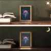 Wolk - Bliksemschicht - Driehoeken - Lijnen Light Box met kabel (Tafellamp) klein -sfeer3