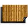 Bamboe - Stokken - Bruin Inductie beschermer vinyl 3mm klein 276 -3d