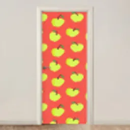 Appels - Modern - Groen deurposter klein 289 -3d_beige