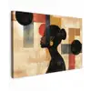 Zijaanzicht - Vrouw - Vormen canvas 2cm klein -z3d