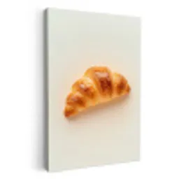 Croissant - Brood - Beige KitchenYeah - Keuken - Canvas klein -3d
