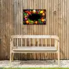 Groente - Graffiti - Kleurrijk - Koken - Abstract Tuinposter op houten frame 2 cm dik klein -sfeer4