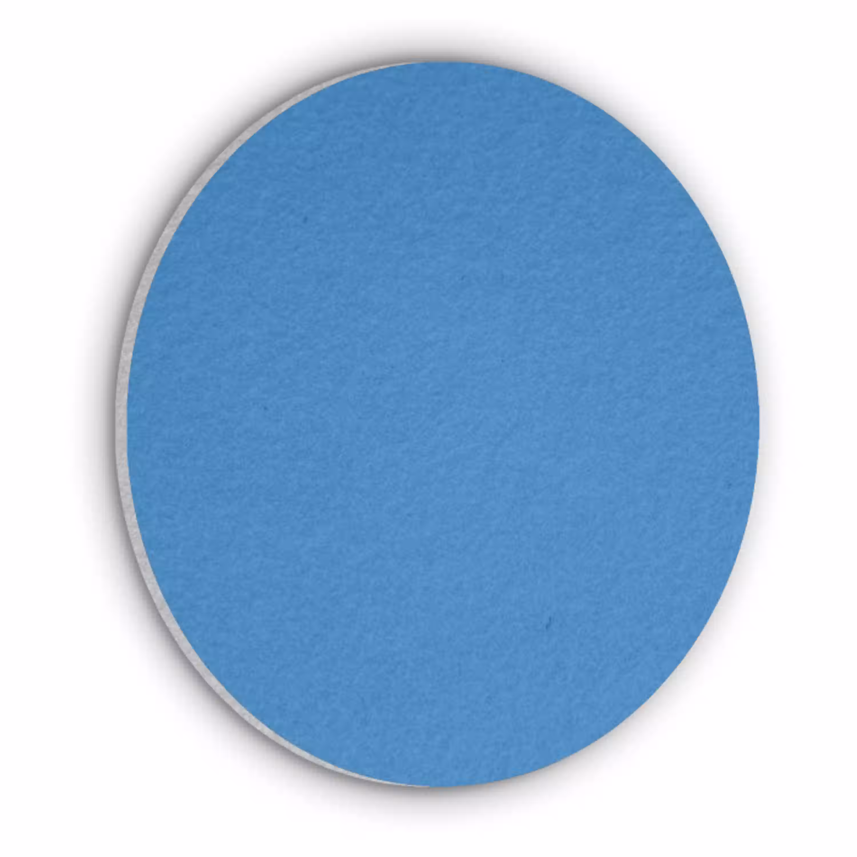 Royal - Blue - Blauw Akoestische PET Vilt - Rond klein 838 -3d