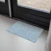 Organisch - Patroon - Blauw Deurmat klein 898 -sfeer2