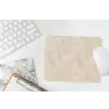 Structuur - Spikkels - Beige muismat rubber klein 262 -witbureau